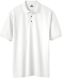 Men's Cotton Pique Sport Shirt - 7 oz., 100% ComfortSoft cotton pique. Welt collar. Clean-finished, reinforced placket. High-stitch density for superior embellishment platform. Three woodtone button placket. Double-needle stitched hemmed bottom. Welt cuffs. Ash is 99% cotton, 1% polyester; Light Steel is 90% cotton, 10% polyester.