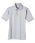 7.1 oz Cotton Jersey Polo - 100% cotton, 7.1 oz. preshrunk. Soft fashion knit contoured collar and welt cuffs; three-button clean finish placket, high-gloss woodtone buttons; double-needle stitching on bottom hem; heather grey is 90% cotton, 10% polyester.