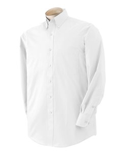 Men's Dress Twill - 60/40 cotton/poly baby twill. Versatile and durable. Wrinkle-resistant. Pearlized buttons. Single-needle stitched armholes. Double-needle felled sideseams. Two-button adjustable cuffs with button-through sleeve placket. Long-sleeves. Classic button-down collar. Relaxed fit.