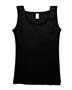 6 oz Cotton 1x1 Rib Tank Top - 100% ringspun cotton, 6.0 oz., preshrunk. fine rib for softness; bound-on self-trim neck and armholes; side seamed for a slim fit; double-needle stitching on bottom hem; heather grey is 90% cotton, 10% polyester.