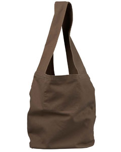 Direct-Dyed Canvas Sling Bag - 14 oz., 100% cotton canvas. Enzyme-washed. Soft, natural shape. Generous single strap rests over the shoulder. Open compartment with roomy capacity. Interior pocket. Gusseted bottom. 14"W x 16"H x 11"D.