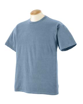 6 oz Pigment-Dyed Cotton Youth T-shirt - 100% cotton, 6.0 oz., preshrunk. generously cut; double-needle stitching throughout; seamless rib at neck; shoulder-to-shoulder tape. 