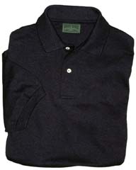 5.3 oz 60/40 Jersey Polo - 60% cotton, 40% polyester, 5.3 oz. Welt-knit collar and cuffs; clean-finished two-button placket, pearl buttons; double-needle stitching on bottom hem.