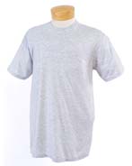 5.6 oz Polyester Moisture-Management T-shirt - 100% polyester, 5.6 oz. move moisture and odor control; 1x1 rib set-in neck with front double-needle coverseaming; seamless body; double-needle stitching on sleeves and bottom hem. 