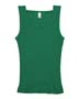 6 oz Cotton 2x1 Rib Tank Top - 100% ringspun cotton, 6.0 oz. preshrunk. larger rib for texture; bound on 1x1 rib trim on neck and armholes; side seamed for a slim fit; double-needle stitching on bottom hem; heather grey is 90/10 cotton/polyester.