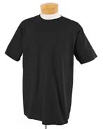 5.6 oz 50/50 Tall T-shirt - 50% cotton, 50% polyester, 5.6 oz. Double-needle seamless rib at collar; shoulder-to-shoulder tape; double-needle stitching on sleeves and bottom hem; seamless body for wide printing area.