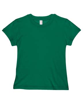 4.2 oz Semi-Sheer Crew Neck T-shirt - 100% combed ringspun cotton, 4.2 oz., preshrunk. new combination colors have double-needle contrast stitching on neck, sleeves and bottom hem; cap sleeves; side seamed for a slim silhouette. 