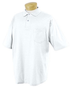 50/50 Pocket Sport Shirt with SpotShield - 5.6 oz., 50/50 cotton/poly. Seamless body with welt knit collar. Double-needle reinforced hemmed sleeves and bottom. Two-button continental placket with pearlized buttons. Left-chest pocket for extra decorating space.