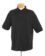 5.6 oz 50/50 Long-Sleeve Knit Polo with SpotShield Stain Resistance - 50% cotton, 50% polyester, 5.6 oz.  Seamless body; welt-knit collar; spandex-reinforced cuffs; double-needle stitched hemmed bottom; two-button placket with pearlized buttons.