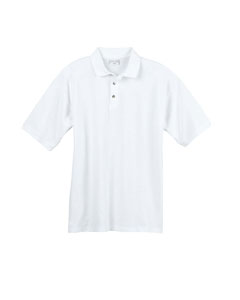 100% Organic Ringspun Cotton Pique Sport Shirt - 6.5 oz., 100% certified organic ringspun cotton pique. Three high-gloss woodtone buttons on a clean-finished placket with a 1/4" reinforced box. Soft fashion knit contoured collar and welt sleeve cuffs. Double-needle stitched bottom hem. Single-needle stitched neck, shoulders, armholes and sleeves. Sideseamed with 2 1/2" side vents.