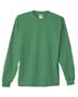6.1 oz Cotton Long-Sleeve T-shirt - 100% heavyweight cotton, 6.1 oz., preshrunk. double-needle stitching throughout; rib-knit neck and cuffs; shoulder-to-shoulder tape; heather grey is 90% cotton, 10% polyester.