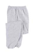 9.5 oz 50/50 Sweatpants - 50% cotton, 50% polyester nublend fleece, 9.5 oz. double-needle coverseamed stitching on neck, shoulders, armholes and waistband for added durability; brass-tone zipper; set-in sleeves; spandex in cuffs and waistband for stretch and recovery.