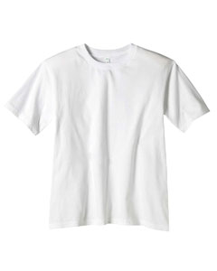 Youth 4.5 oz., 100% Certified Organic Ringspun Cotton T-Shirt -- Arriving Early 2010 - 4.5 oz., 100% certified organic combed ringspun preshrunk cotton jersey. Fashion fit. Shoulder-to-shoulder tape. 3/4" seamed collarette. Double-needle sleeve and bottom hem. White and Natural are sewn with cotton thread. Features a TearAway label. Heathe