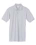 6.1 oz Cotton Jersey Knit Polo - 100% cotton, 6.1 oz. preshrunk. Soft fashion knit collar and rib cuffs; two-button clean-finish placket, high-gloss woodtone buttons; double-needle stitching on bottom hem. 