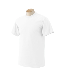5.6 oz., 50/50 Ultra Blend T-Shirt - 5.6 oz., 50/50 cotton/poly. Seamless collar. Double-needle stitching throughout. Taped shoulder-to-shoulder. Ash is 99% cotton, 1% polyester; Sport Grey is 90% cotton, 10% polyester.