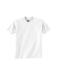 Youth 5.6 oz., 50/50 Ultra Blend T-Shirt - 5.6 oz., 50/50 cotton/poly. Seamless collar. Double-needle stitching throughout. Taped shoulder-to-shoulder. Ash is 99% cotton, 1% polyester; Sport Grey is 90% cotton, 10% polyester.