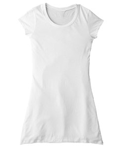 Women's Cory Vintage T-Shirt Dress - 3.8 oz., 55/45 cotton/poly jersey. Stand-out piece worn alone or layered over jeans or leggings. Vintage washed fabrication drapes on the body and is truly unique.