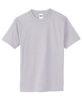 100% heavyweight cotton - 100% heavyweight cotton, 6.1 oz., preshrunk; double-needle stitching throughout; seamless rib at neck; shoulder-to-shoulder tape; heather grey is 90% cotton, 10% polyester; fashion cut; 3/4" rib neck; fitted, tapered sleeves.