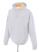 8 oz 50/50 Pullover Hood - 50% cotton, 50% polyester nublend fleece, 8 oz. virtually pill-free; full fleece-lined hood; long set-in sleeves with double-needle coverseamed stitching on neck, shoulders, armholes and waistband; 1x1 rib cuffs and waistband; muff pocket; matching drawcord with grommets.