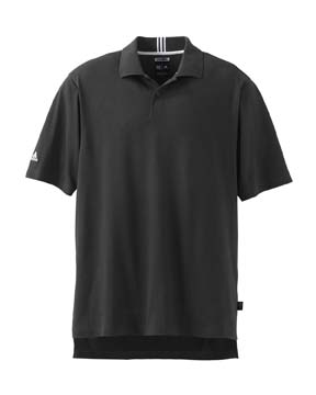 ClimaLite Mens Ottoman Solid Polo - ClimaLite piece-dyed jersey wicks sweat to keep you dry. 65% cotton, 35% polyester. Horizontal tuck stitch and hydrophilic finish; rib-knit collar with contrast three-stripes on back of neck; two-button placket; open-hem sleeves; ClimaLite side-seam label at lower left. 