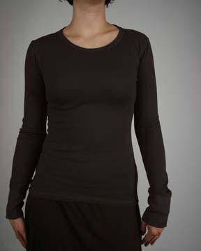 Ladies' Long-Sleeve Thermal - 100% cotton, 4.7 oz; perfect fit; light weight waffle weave fabric; slightly longer sleeves; 1 x 1 rib bound collar and banded cuff; coverstitching throughout; enzyme washed; side seamed; set in sleeves