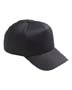 Youth 5-Panel Twill Structured Cap - 100% cotton twill. constructed with buckram; adjustable plastic closure.