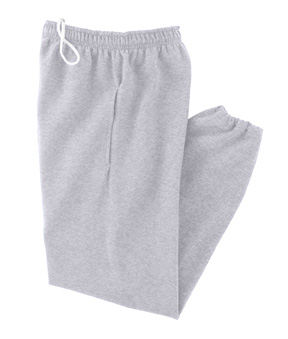 9.3 oz 50/50 Sweatpants - 50% cotton, 50% polyester, 9.3 oz; double-needle stitching throughout; elastic waist with drawcord; double-lined side-seamed pockets.
