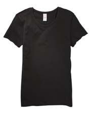 Berkley Outside T-shirt - 100% fine combed cotton jersey. Ribbed neck with double-needle stitching; narrow overlock stitching on shoulders, arm openings, and side seams; raw hem at sleeves and bottom opening.