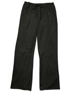 Cotton/Spandex Stretch Lounge Pants - 92% cotton, 8% spandex stretch jersey. Double-needle stitching on hem; elastic waistband with contrast color jersey drawcord (except white and black solids); faux fly.