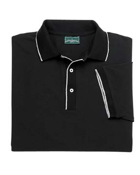 Ultimate Fashion Polo - 100% ring-spun cotton.  Nostrink, no-fade fabric; no-curl collar; dyed-to-match collar and side vents with twill tape; topstitching on shoulders, armholes, and cuffs; side seams with gently contoured fit; classic tipped trim on collar and cuffs; three pearlized buttons.