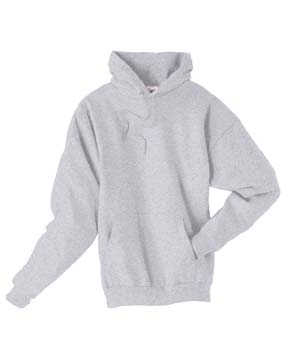 7.8 oz 50/50 Pullover Hood - 50% cotton, 50% polyester, 7.8 oz. printproxp patented low-pill high stitch-density fabric; rib cuffs and bottom band; extra-large pouch pocket; dyed-to-match drawstring