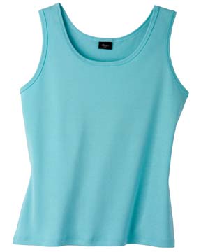 Classic Fit Wide Strap Tank - Soft, 6.1 oz., ringspun cotton. Luxuriously soft rib fabric for ultimate comfort. Carefully shaped neck and armholes. 