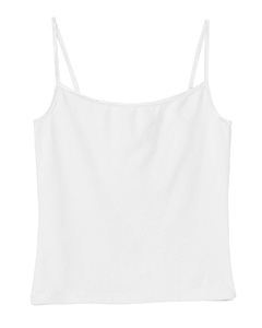 Women's Cotton/Spandex Camisole - 6.5 oz., 95/5 cotton/spandex. Perfect layering piece for daytime or as a sleepwear top. Feminine detailing includes satin trim and straps.