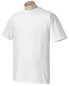 Men's Ringspun Garment-Dyed T-Shirt - 100% ringspun cotton. Preshrunk, soft-washed, garment-dyed fabric. Set-in sleeves. Ribbed collar with double-needle topstitched neckline. Double-needle stitched sleeves and bottom hems. Taped shoulder-to-shoulder. 6.1 oz. 1" collar.