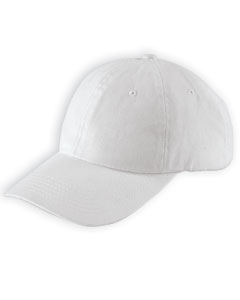 6-Panel Low-Profile Brushed Twill Cap - 100% brushed cotton twill. 6-panel. Unstructured. Low-profile. Six-row stitching on bill. Sewn eyelets. Self-fabric closure with brass buckle and tuck-in grommet.