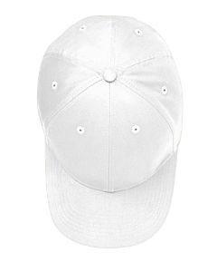 6-Panel Structured Cotton Twill Cap - 100% brushed cotton twill. 6-panel. Structured. Front panel backed with buckram. Self-fabric closure with brass buckle and grommet tuck-in.