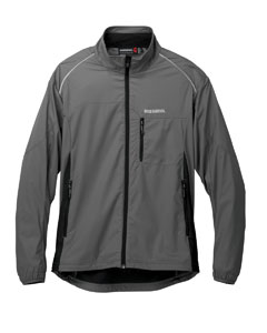 Men's Performance Tour Jacket - 100% polyamide. Windproof and breathable. Large back panel constructed with stretch double-weave soft shell for active movement. Reflective piping for safety in low-light and night conditions. Water-repellent finish. Zippered chest pocket and hand-warmer pockets. Rossignol logo on left-chest pocket. Brushed tricot chin-protector keeps zipper from abrading chin and neck. Center front closure uses a reverse-coil zipper backed with a wind flap. Stretch inner cuff prevents chilly air from entering at the wrists. Laser embossed tonal "R" logo at the lower left back side.