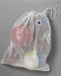 Mesh Gear Bag - Cotton mesh. Champion woven label on outside. Drawstring closure...