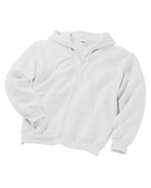 9.3 oz., 50/50 Ultra Blend® Full-Zip Hoodie - 9.3 oz., 50/50 cotton/poly. Air jet yarn. Single-ply hood with matching drawstring. Double-needle stitching throughout. Pouch pockets. 1x1 athletic ribbed waistband with spandex.