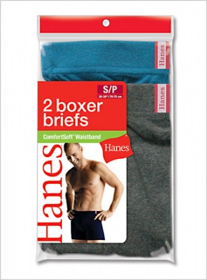 Mens ComfortSoft Boxer Brief P2 - Boxer briefs are one of the hottest segments in the mens underwear business. In fact boxer briefs are having the biggest impact in the market and sales are growing at impressive rates. The Hanes line offers men the comfortable freedom of a boxer with the  100% Cotton