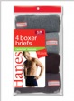 Hanes ComfortSoft Boxer Brief P4 - 100% SuperSoft ring-spun Cotton. Nothing quit...