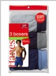 Hanes ComfortSoft Knit Boxer - Tagless design and button front closure  75% COTT...
