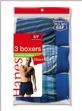 Hanes ComfortSoft Woven Boxer - Tagless design and button front closure  55%COTT...
