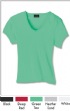 Women's Hanes V-Neck Tee - Features: Slim Fit and V-Neck  Fabric: 90% Cotton...