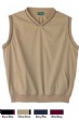 Nylon Windvest - Crossover v-neck with subtle contrast piping on neck and armhol...