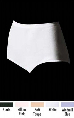 Full-Cut-Fit. Stretch Cotton Brief - A fantastic new panty collection from Bali, Full-Cut-Fit. will delight you. It's about incredible fit and coverage in comfy stretch cotton. It's called Full-Cut-Fit. because we paid special attention to giving full rear coverage, so there's no ride-up. (  Crotch Lining: 100% Cotton. Body: 90% Cotton, 10% Spandex. Exclusive of Trim and Elastics.