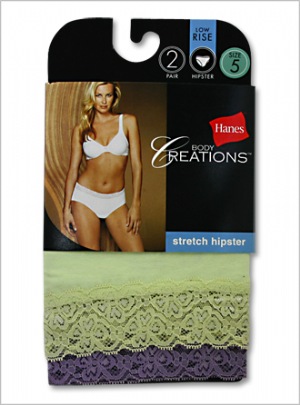 Womens Body Creations Cotton Stretch Hipster Fashion Pack 