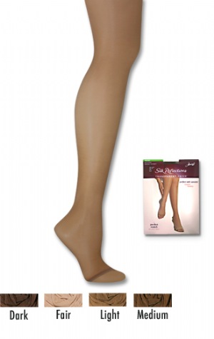 Transparent Sheer Toeless with Breathable Panty - At last, modern sheer hosiery that is a perfect match for every skintone. The secret is an innovative yarn that is so light and virtually invisible that it reveals the natural beauty of your legs. Available in shades specially designed to custom match you  