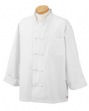 Economy Chef Coat with Knot Buttons - 7.5 oz., 65/35 poly/cotton twill. Soil-rel...