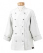 Women's Executive Chef Coat - 6.5 oz., 65/35 poly/cotton micro-stretch twill...